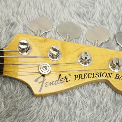 1990's made Fender Japan '70 Reissue Precision Bass PB70-US Olympic White Finish Crafted in Japan image 4