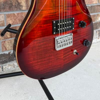 PRS SE 277 Baritone 2018 - Fire Red Burst- Dlx PRS gig bag, locking tuners image 2