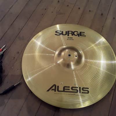 ALESIS SURGE 16" Metal Electronic Ride Cymbal & Cable - Very Clean & Works Great ! image 3