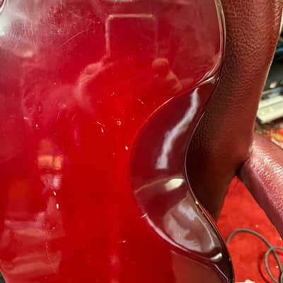 Guild Polara S-100 electric guitar with tremolo 1970s - Cherry image 14