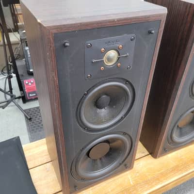 Polk Monitor Seiers 5 bookshelf speakers 1980s - Walnut image 5