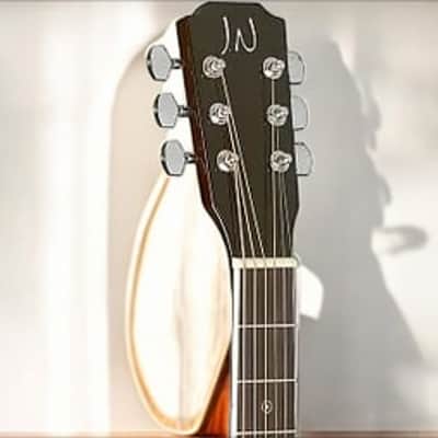 JN Guitars BES-ACE TRB Bessie Series Acoustic-Electric Auditorium, Solid Spruce Top, Red Burst image 5