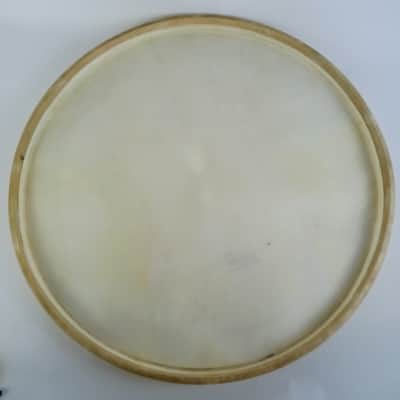 Slingerland "Radio King" 22" Calfskin Bass Drum Head Vintage 40s Sparks Logo USA image 6