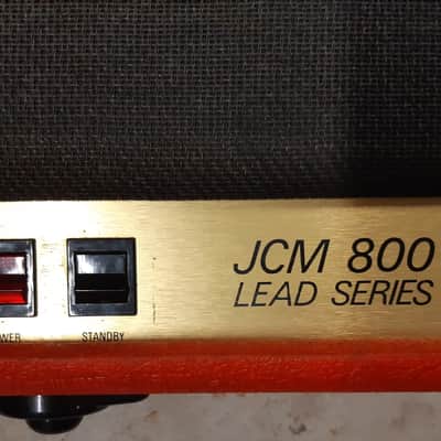 Marshall JCM 800 Lead Series Model 2203 100-Watt Master Volume Head 1995 RED image 1