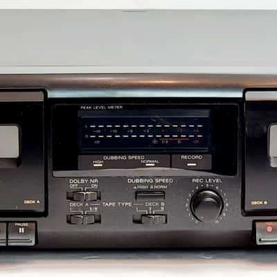 Sony TC-WE305  Late 90s Early 2000s Black image 1
