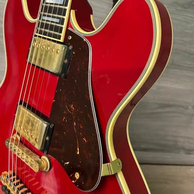 1981 Gibson B.B. King Lucille Signature Electric Guitar Cherry Red w/ Case #2640 image 6