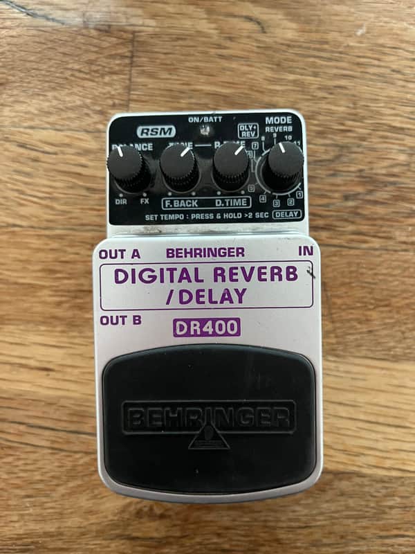 Behringer DR400 Digital Reverb Delay Pedal | Reverb