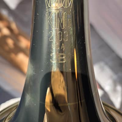 King 2103 3B Legend Series Trombone with F-Rotor Clear Lacquer Brass image 8