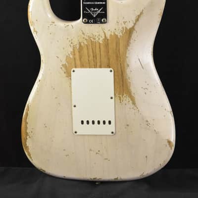 Mint Fender Custom Shop Limited Edition Red Hot Stratocaster Super Heavy Relic - Aged White Blonde image 7