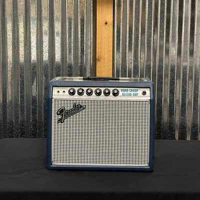 Fender '68 Custom Pro Vibro Champ Reverb FSR Limited Edition "Navy" 5-Watt 1x10" Guitar Combo 2024 - Navy