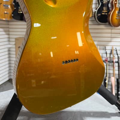 Fender 75th Anniversary American Ultra II Telecaster Electric Guitar - Liquid Gold w/OHSC + FREE $299 Plek & Setup #667 image 10