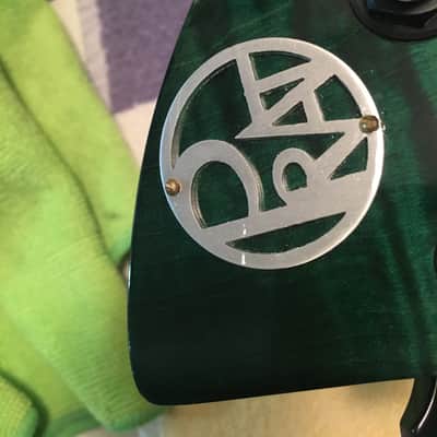 Prat Basses GODZILLA C3-WTF-24 24 string Bass (8x3) Trans Dark Emerald Green + Axe Handler Arc Stand image 9