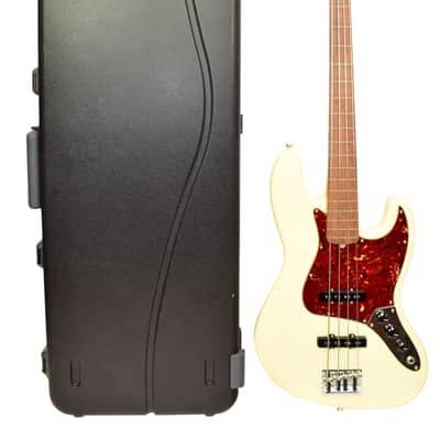 2021 Fender American Professional II Jazz Bass Fretless, Rosewood Fingerboard, Olympic White w/ Case image 1
