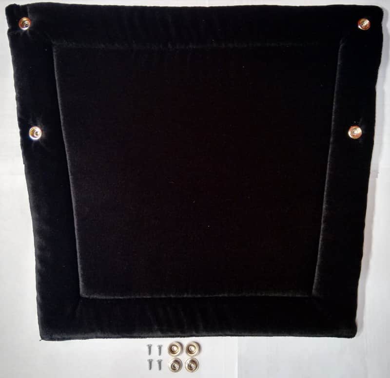 NEW Black Accordion Back Pad Width (17.75 in / 45cm) Length (12.75in / 32cm) image 1