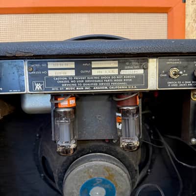 Vintage 1980 Music Man 112 RD 65 USA Export Valve Amplifier 1x12 Combo *1970s* image 10