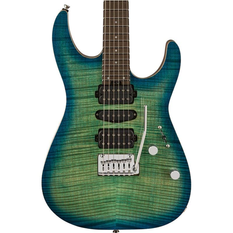 Charvel MJ Dinky DK24 HSH 2PT W MAH FM image 2
