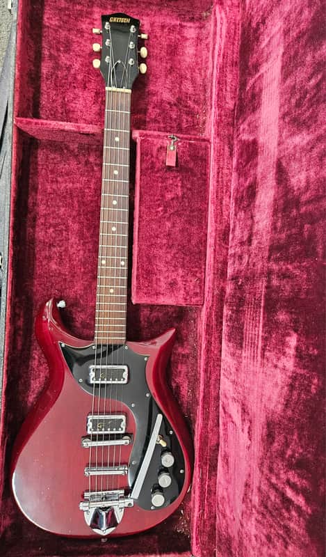 Gretsch 6135 Corvette 1962 - Cherry Red (Cherry Stain) image 1