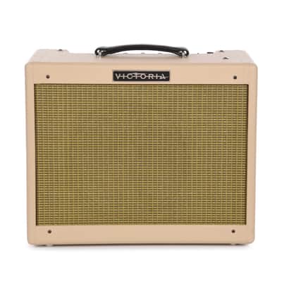 Victoria Vicky Verb Jr 5w 1x12 Combo Amp Smooth Blonde w/ Wheat Grille & Reverb image 1
