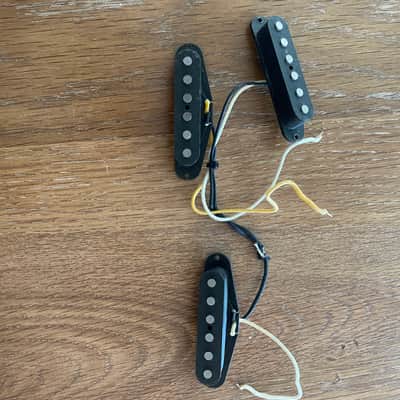 Lollar Nash Dirty Blonde Flat Pole Strat Single Coil Set - No Covers - Stratocaster Nash S-57 image 1