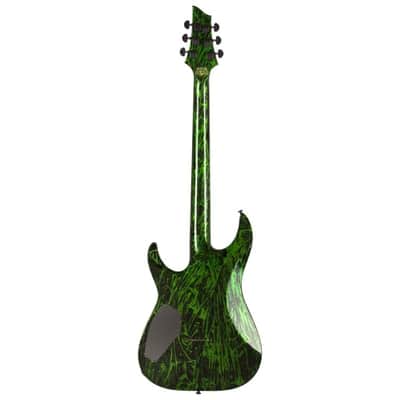 Schecter C-1 Silver Mountain - Electric Guitar - Toxic Venom Gloss Finish image 12
