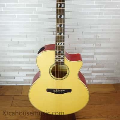 Ibanez AE170-NTR - Natural Top / Transparent Red Back and Sides image 13