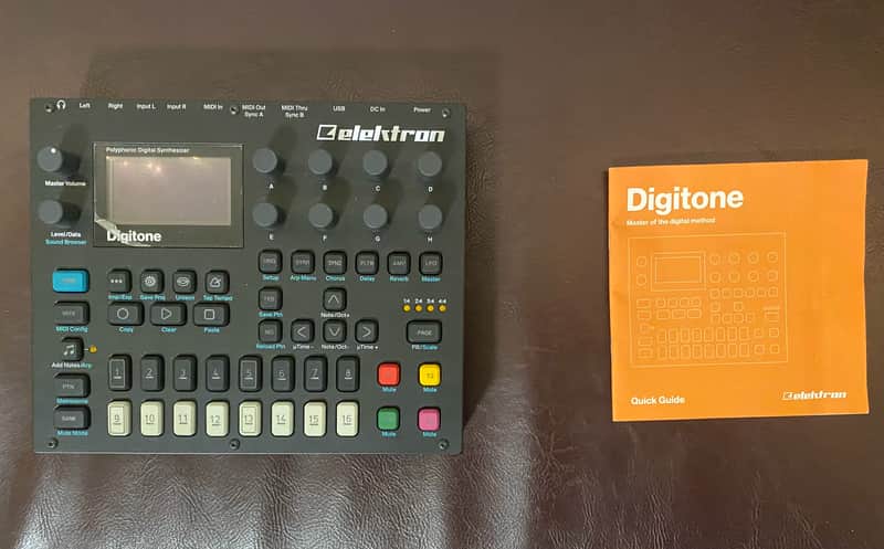 Elektron Digitone 8-Voice Digital Synthesizer 2017 - 2024 - Black image 1