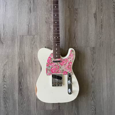 Fender Custom Shop Limited Edition '64 Telecaster (2024) Electric Guitar, Relic Aged Olympic White. ALL Documentation, MINT image 15