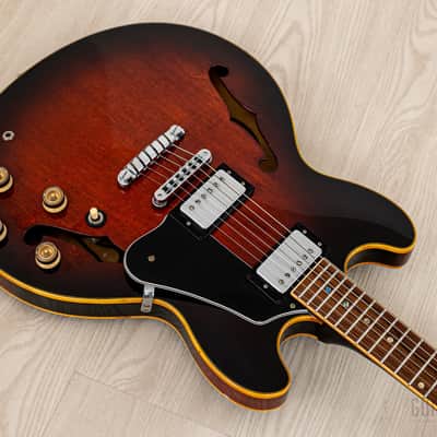 1982 Ibanez LR10 Lee Ritenour Artist w/ Brazilian Board, Antique Violin Sunburst w/ Case image 9