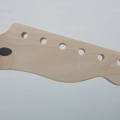 SALE* 1-Piece /Telecaster 21 JUMBO Frets/RAW Unfinished /Jumbo Frets/ Guitar Neck- Fits Fender/Warmoth TELE image 3