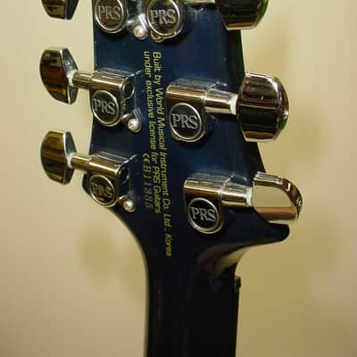 PRS SE Santana Electric Guitar - Transparent Blue image 9