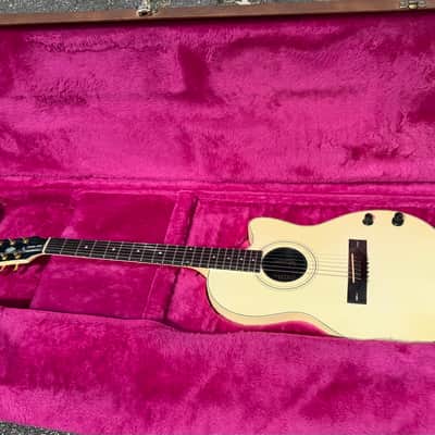 1991 Gibson Chet Atkins SST Acoustic/Electric Guitar W/OHSC Polaris White image 1