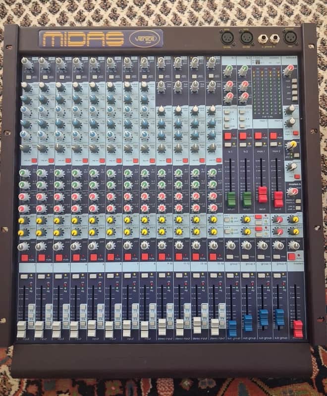 Midas Venice 160 16-Channel / 30-Input Mixing Console | Reverb