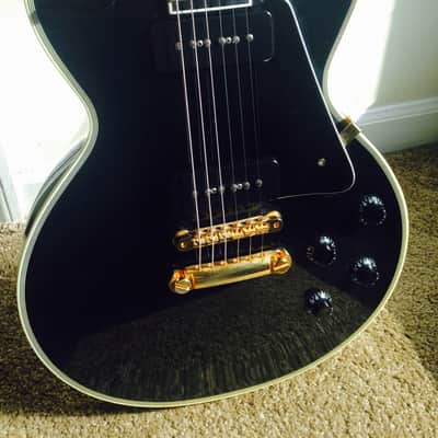 Edwards  E-LP-105CD/P Les Paul Custom Black Beauty Gibson '54 Reissue By ESP Gold Hardware inc Gigbag FREE SHIPPING! image 1