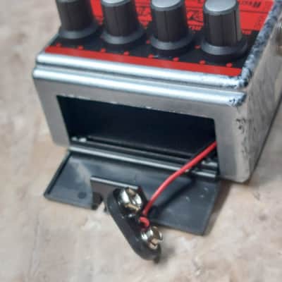 DOD FX101 Grind Rectifying Overdrive [NOS - New Old Stock Complete] 1996 - 1998 - Grey Silver Black Airbrush and Red image 22