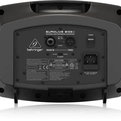 Behringer B105D Ultra-Compact 50-Watt PA/Monitor Speaker image 2