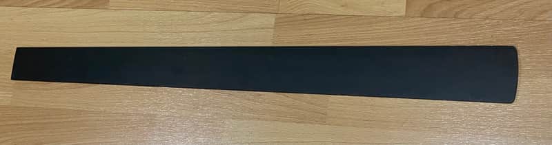 Ebonol Fretless Bass  Finger Board  with Side Dot Markers 1980s-1990-s Black image 1