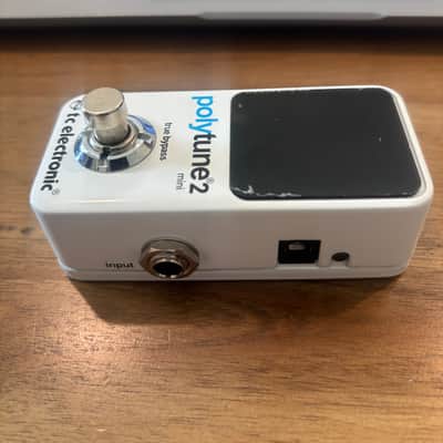 TC Electronic PolyTune 2 Mini Tuning Pedal 2010s - White image 4