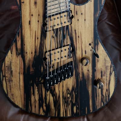 Mayones Regius VF 7 25.4"-27" Pale Moon Ebony TEW Neck TEW Body Bare Knuckle Pickups Ceramic Warpig image 15