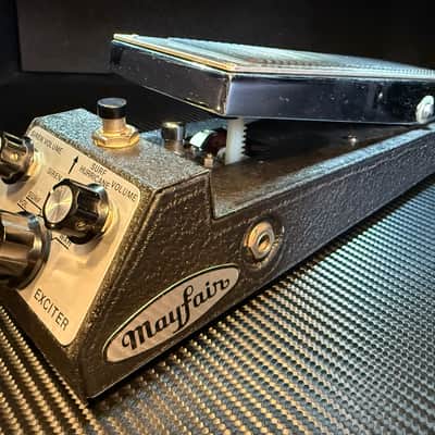 Shin Ei  Mayfair- Exciter Wah-Volume-Surf-Hurricane-Siren multi effects pedal, Japan, 1970s - Black-Chrome image 4