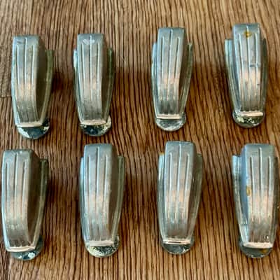Ludwig Mini Classic Snare Drum Lugs Vintage 60's Nickel Lot of 8 image 1