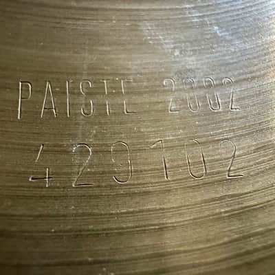 Paiste 18" 2002 Medium Crash Cymbal - USED image 3