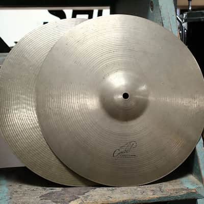 1960s Paiste 14" Formula 602 Hi-Hats 998/1038g - Cymbal Craftsman Modified image 9