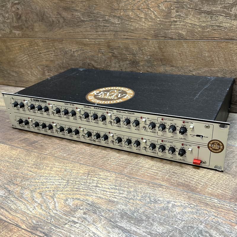 Revive Audio Modified: Klark Teknik DN410 Dual Parametric Equalizer, excellent-Output Transformers image 1