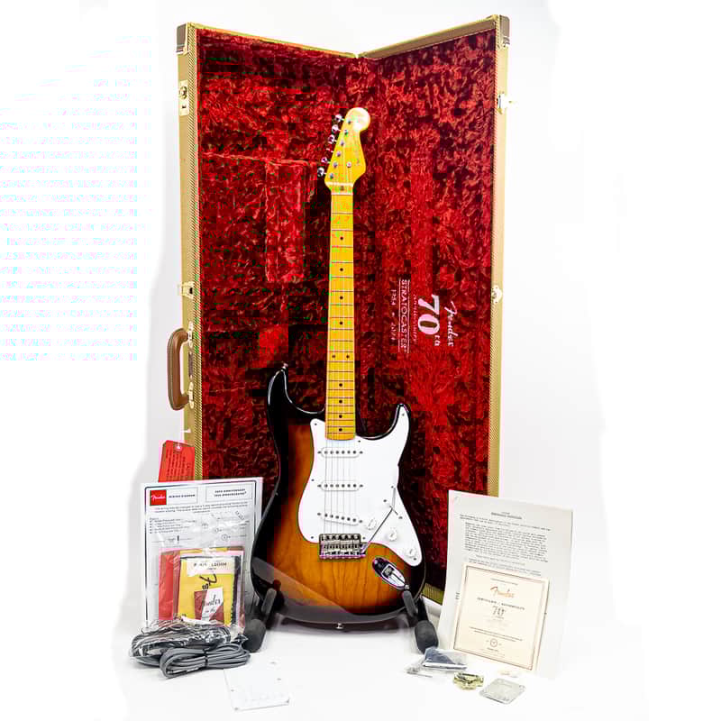 Fender 70th Anniversary American Vintage II 1954 Stratocaster Guitar with Case