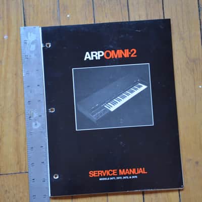 OMNI II Service Manual Vintage Original.
