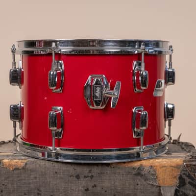 1980s Ludwig "Rocker" Red Cortex Drum Set image 14