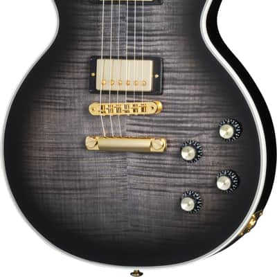 Gibson Les Paul Supreme Electric Guitar, Ebony Fingerboard, Translucent Ebony Burst image 11