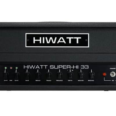 Hiwatt SUPER-HI 33 30 Watt 2 Channel Tube Guitar Amplifier Head image 1