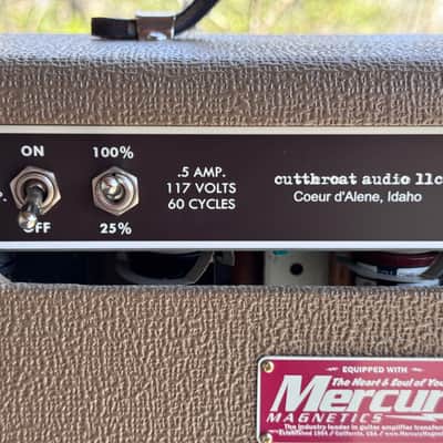 Cutthroat Audio Little Wing 6G1 5-Watt 1x8 Combo – Brown/British image 10