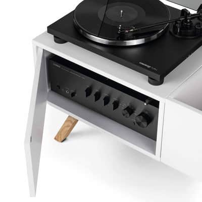 Glorious Turntable Lowboard - White image 11